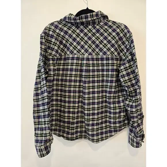 Alpine Design Navy and Cream Flannel Size M NWT - Picture 6 of 9